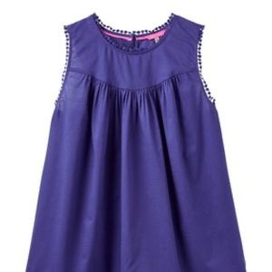 Joules Romella Sleeveless Purple Tank Top SZ 6